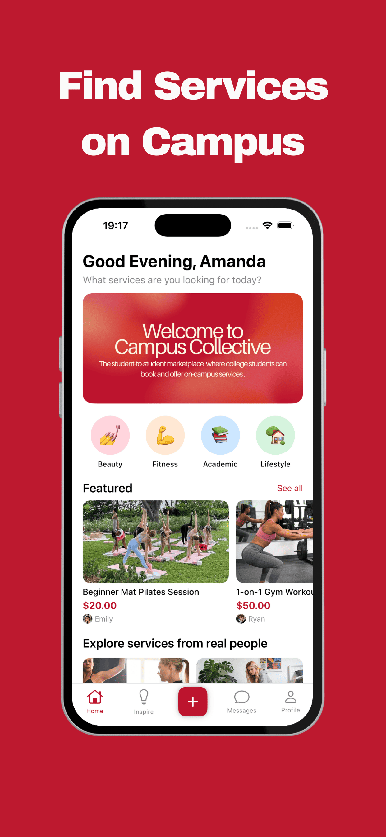 student services marketplace on campus — Campus Collective