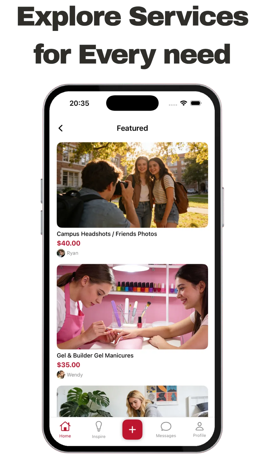 Find student services on campus in Campus Collective