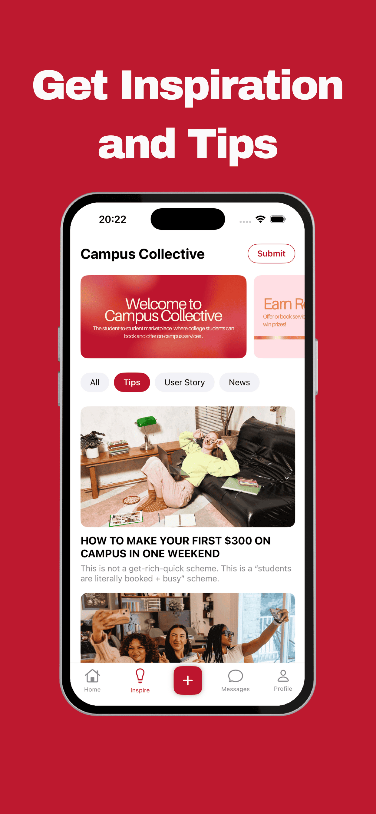 student service booking on campus — Campus Collective